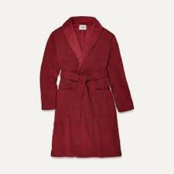 UGG Robinson robe in dark red size xl / xxl NWT - Picture 4 of 6
